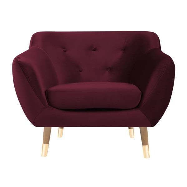 Amelie burgundi vörös fotel - Mazzini Sofas