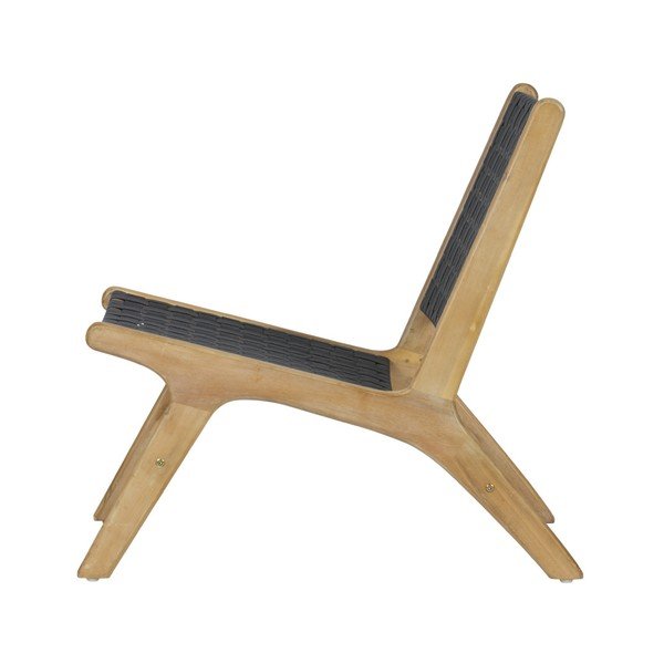 Frame fotel antracitszürke fonott ülőrésszel - vtwonen-image-1