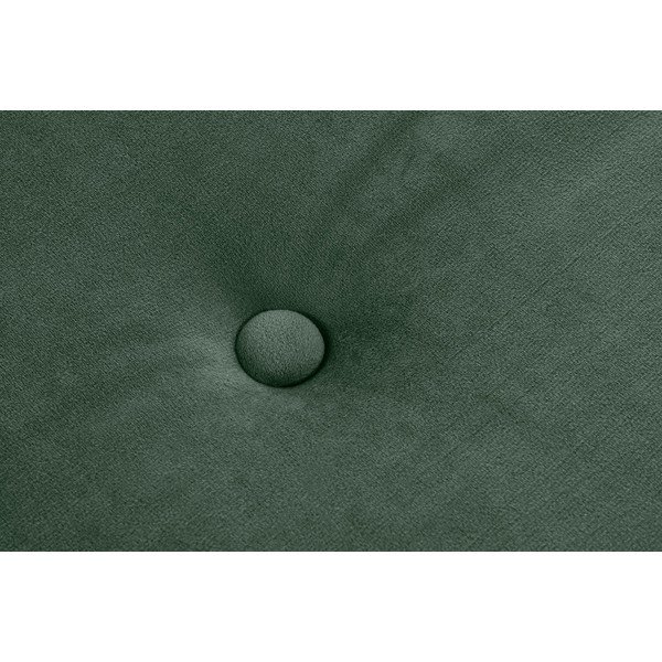 Zöld bársony kanapé 125 cm Magalli - Støraa-image-1