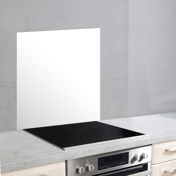 Fehér edzett üveg falvédő tűzhelyhez 60x70 cm – Wenko
