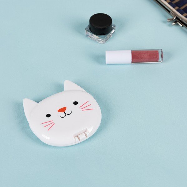 Kozmetikai nagyítós tükör 7,5x8 cm Cookie the Cat – Rex London-image-1