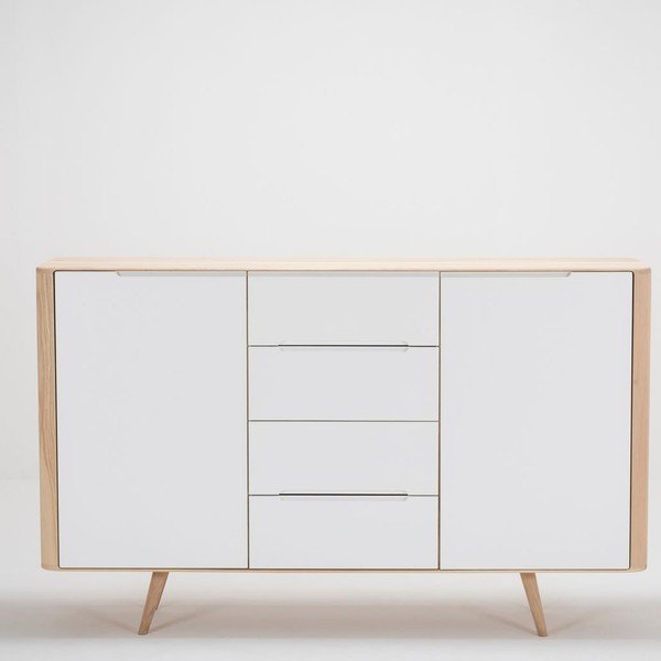 Ena Two tölgyfa komód, 180 x 110 cm - Gazzda-image-3