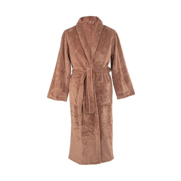 Barna mikroplüss fürdőköpeny L/XL Pippa – Tiseco Home Studio