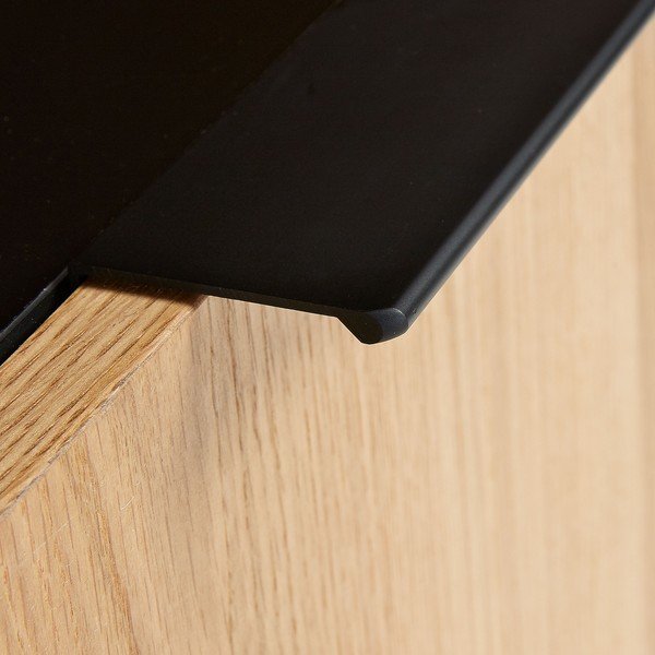 SAVOI fekete-barna TV-állvány, 120 x 50 cm - Kave Home-image-4