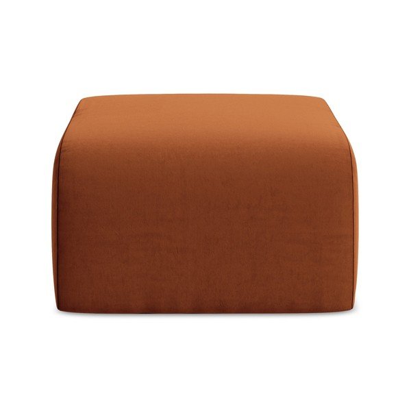 Terrakotta színű bársony lábtartó Lani – Makamii-image-2