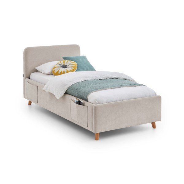 Bézs gyerekágy ágyrács nélkül 90x200 cm Cosy – Meise Möbel