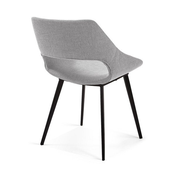 Hest világosszürke étkezőszék - Kave Home-image-3