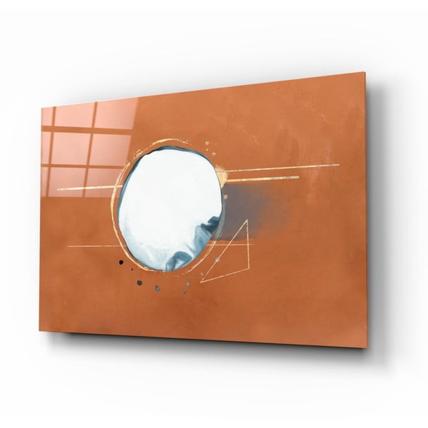 Abstract Cinnamon üvegkép, 72 x 46 cm - Insigne