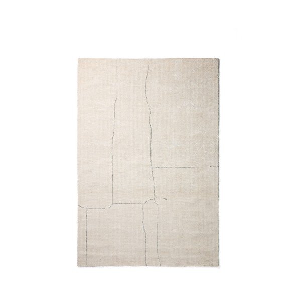 Krémszínű kézi szövésű pamutkeverék szőnyeg 230x160 cm Lisdan – Kave Home