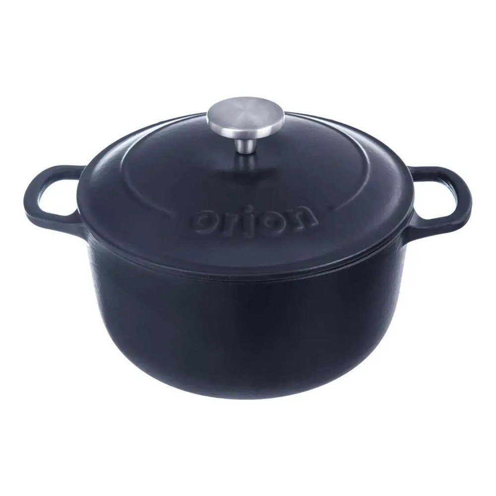 Indukciós tűzhelyhez alkalmas öntöttvas edény fedővel 5,2 l LITINA SMALT – Orion