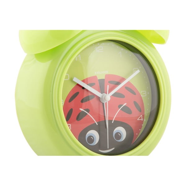 Gyerek ébresztőóra ø 15 cm Peekaboo Ladybug – Karlsson-image-2