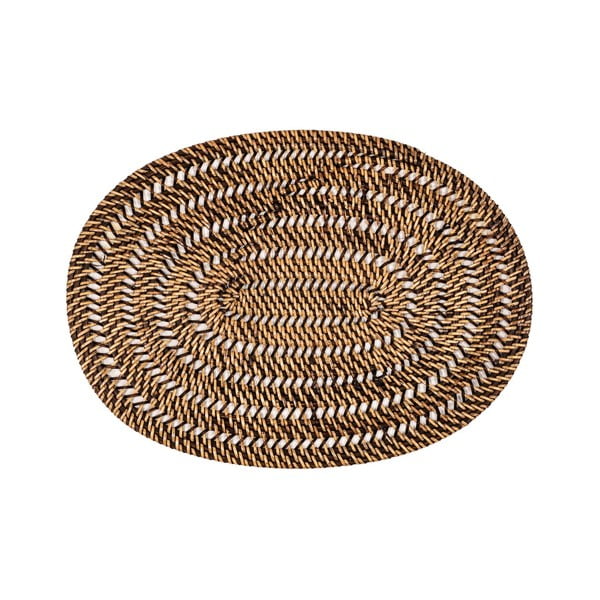 Rattan tányéralátét 40x30 cm - Tiseco Home Studio