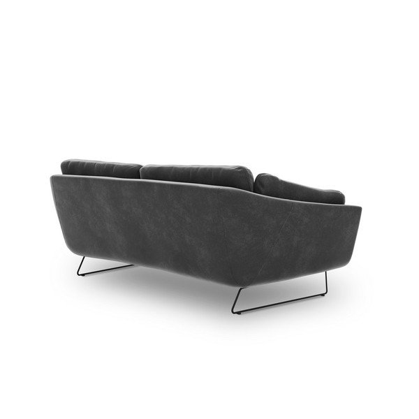 Gravity sötétszürke bársony kanapé - Windsor & Co Sofas-image-3