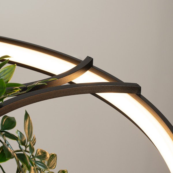 Fekete alumínium LED függőlámpa ø 78 cm RIO – Thoro-image-3
