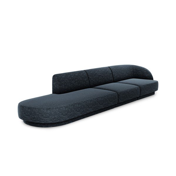 Sötétkék kanapé 302 cm Miley – Micadoni Home-image-3
