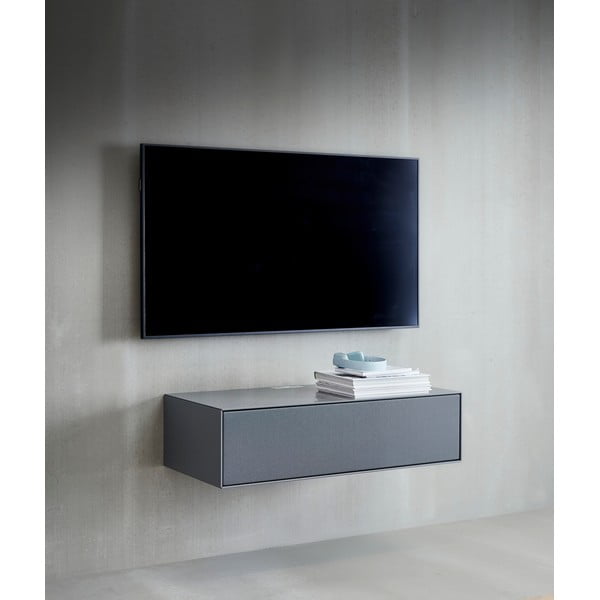 Szürke TV-állvány 91x24 cm Edge by Hammel - Hammel Furniture-image-1