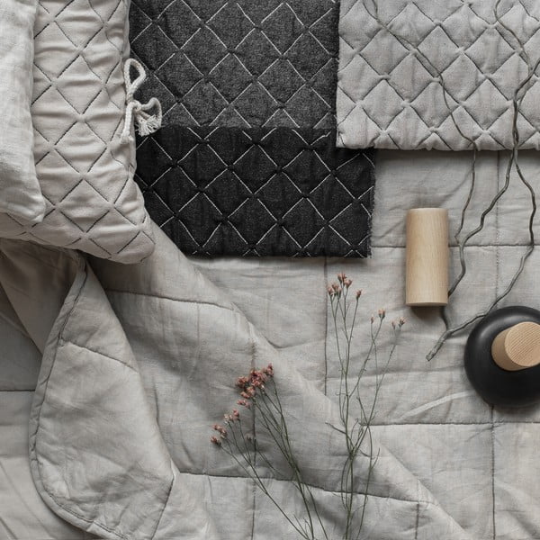 Fekete kárpitozott egyszemélyes ágy ágyráccsal 90x200 cm Sleepy Luna – Miuform-image-2