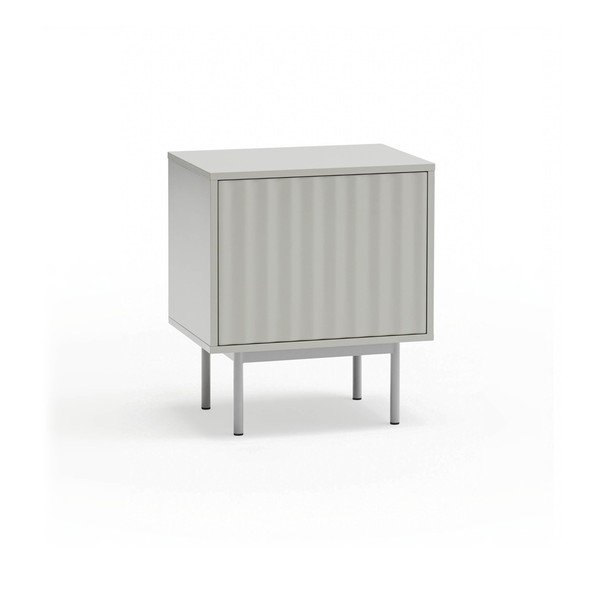 Világosszürke matt éjjeliszekrény Sierra – Teulat-image-2