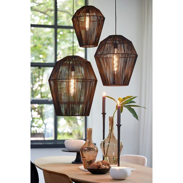 Fekete mennyezeti lámpa ø 30 cm Deya – Light & Living-image-1