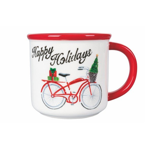 Xmas Bike karácsonyi dolomit bögre, 480 ml - VDE Tivoli 1996-image-1