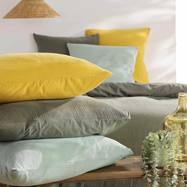 Rózsaszín egyszemélyes muszlin ágyneműhuzat 140x200 cm Angelia – douceur d'intérieur-image-2