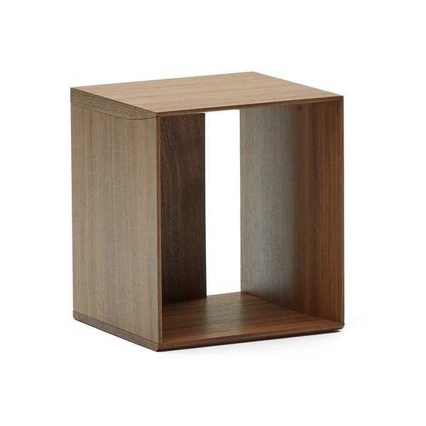 Natúr színű moduláris polcrendszer diófa dekorral 34x38 cm Litto – Kave Home-image-2