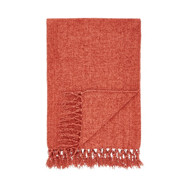 Téglavörös zsenília takaró 130x170 cm Wilson – Catherine Lansfield