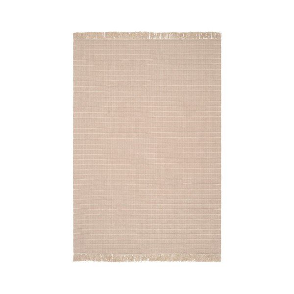 Bézs kézi szövésű pamut futószőnyeg 80x150 cm Irma – Jotex