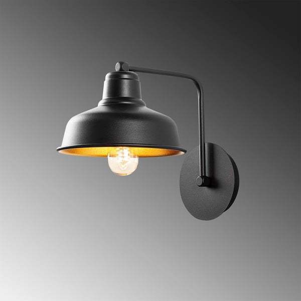 Fekete fali lámpa Berceste – Opviq lights-image-3