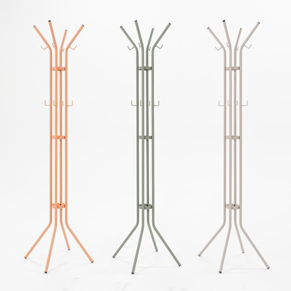 Szürkésbarna fém fogas ø 40x170 cm Jessy – Spinder Design-image-2