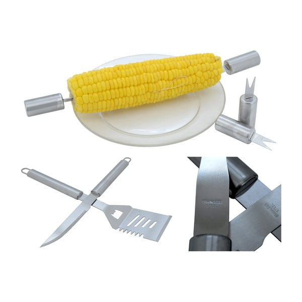 Alu 30 db-os grillező eszköz készlet táskával - Cattara-image-2