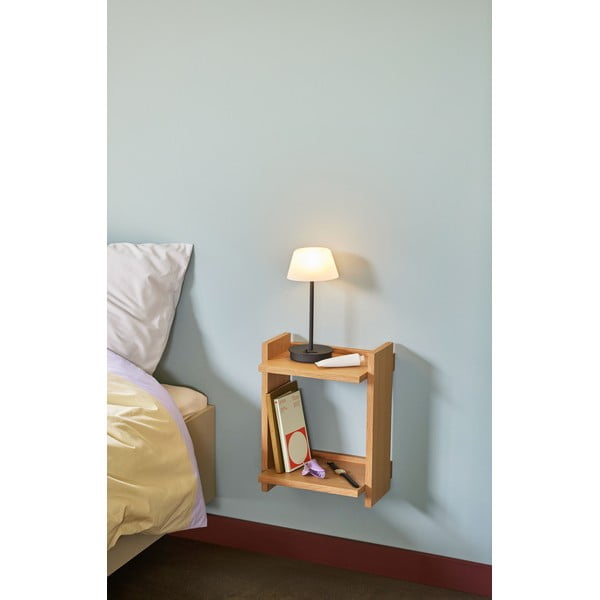 Natúr színű többszintes fali polc tölgyfa dekorral 34 cm Forma – Hübsch-image-1