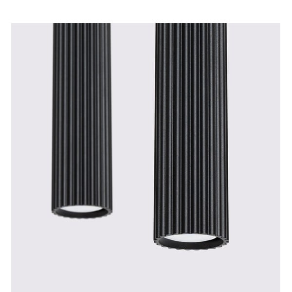 Fekete fém függőlámpa Gleam – Sollux-image-4