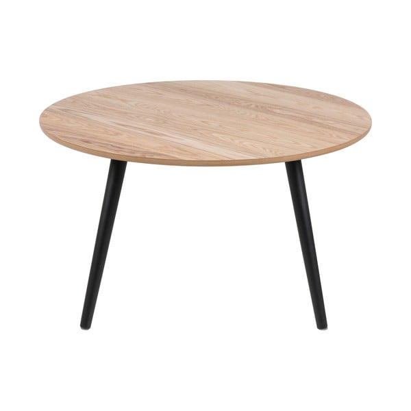 Stafford kőrisfa furnér dohányzóasztal, ⌀ 80 cm - Actona-image-2