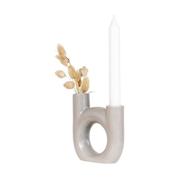 Fondo fehér üveg gyertyatartó - House Nordic-image-1