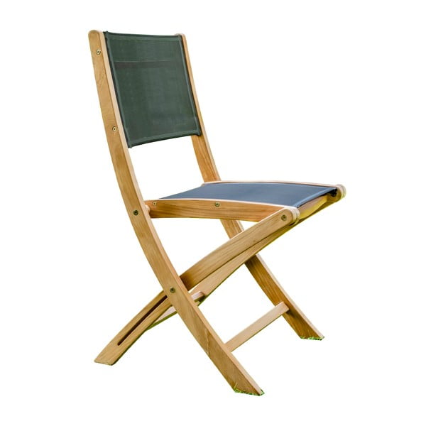 Natúr színű tömörfa kerti szék szett 2 db-os Navy – Ezeis
