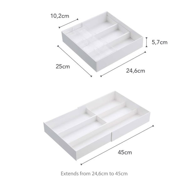 Tower fehér evőeszköztartó - YAMAZAKI-image-3