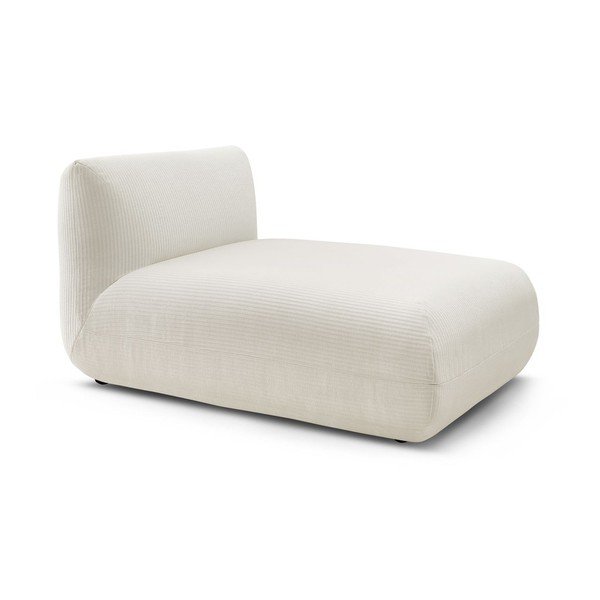 Fehér kordbársony kanapé modul Lecomte – Bobochic Paris-image-1