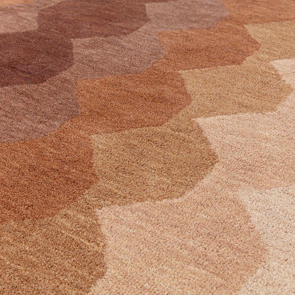 Téglavörös gyapjú szőnyeg 160x230 cm Hive – Asiatic Carpets-image-2