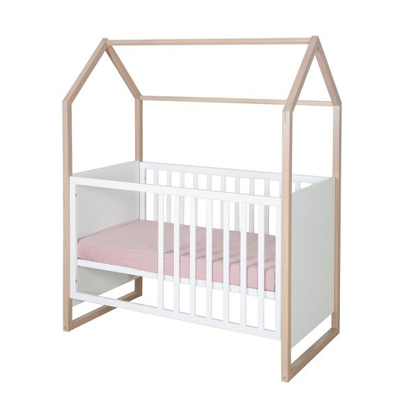 Fehér babaágy 60x120 cm Cabane – Roba-image-2