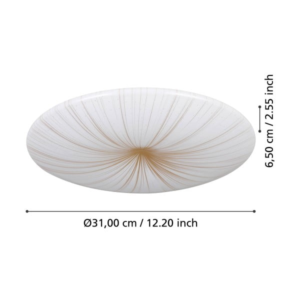 Fehér-aranyszínű LED mennyezeti lámpa NIEVES 1 – EGLO-image-2