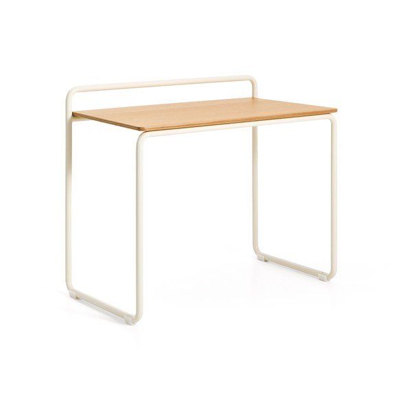 Gyerek íróasztal kőrisfa dekoros asztallappal 45x82 cm Tinn – Kave Home