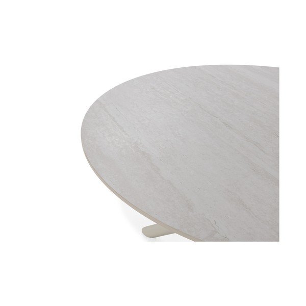 Kerek étkezőasztal kerámia asztallappal ø 119,5 cm Talia – Marckeric-image-3