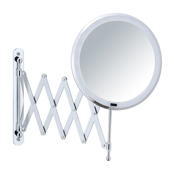 Kozmetikai tükör világítással-nagyítós (ötszörös) ø 20 cm Barona – Wenko-image-1