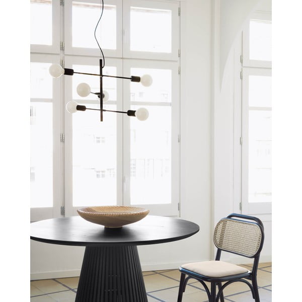 Fekete függőlámpa ø 55 cm Spica – Kave Home-image-1