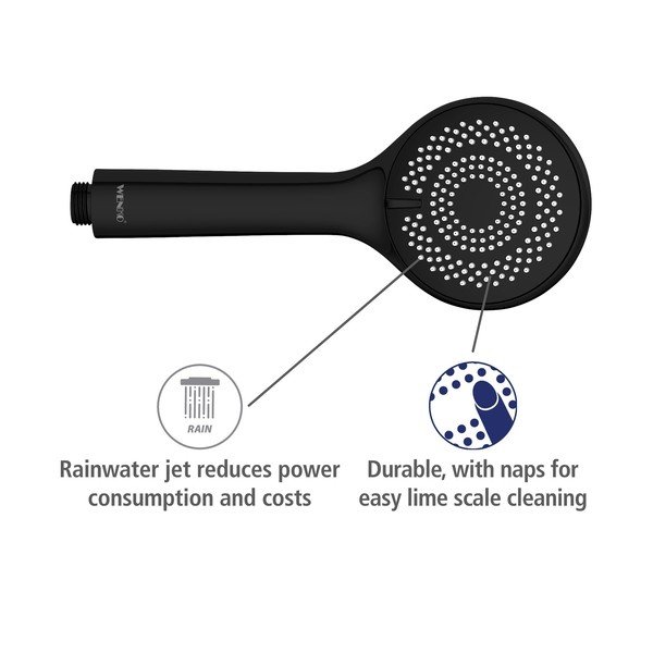 Zuhanyfej ø 9,5 cm Water Saving – Wenko-image-3