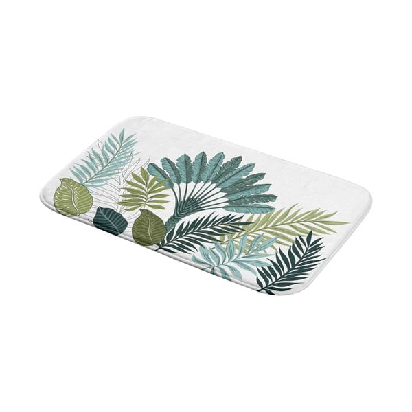 Fehér-zöld fürdőszobai kilépő 45x75 cm Panazio – douceur d'intérieur-image-2