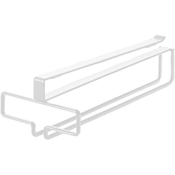 Fehér függő fém borospohár tartó Tower – YAMAZAKI