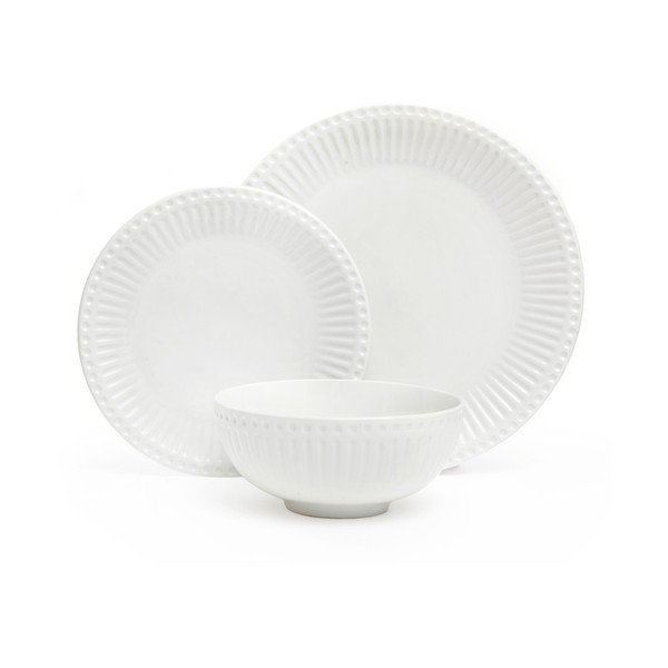 Porcelán étkészlet 12 db-os Purita – Bonami Essentials