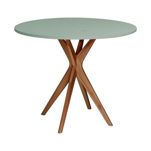 Kerek bővíthető étkezőasztal 45x90 cm Jubi – Ragaba-image-2